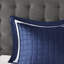 Collection de literie très grand / très grand bleu marine - 8 pièces avec courtepointe légère et coussins décoratifs-119448768-119448770