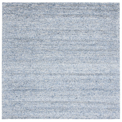 Haddan Hand Tufted Viscose/Wool Rug in Blue