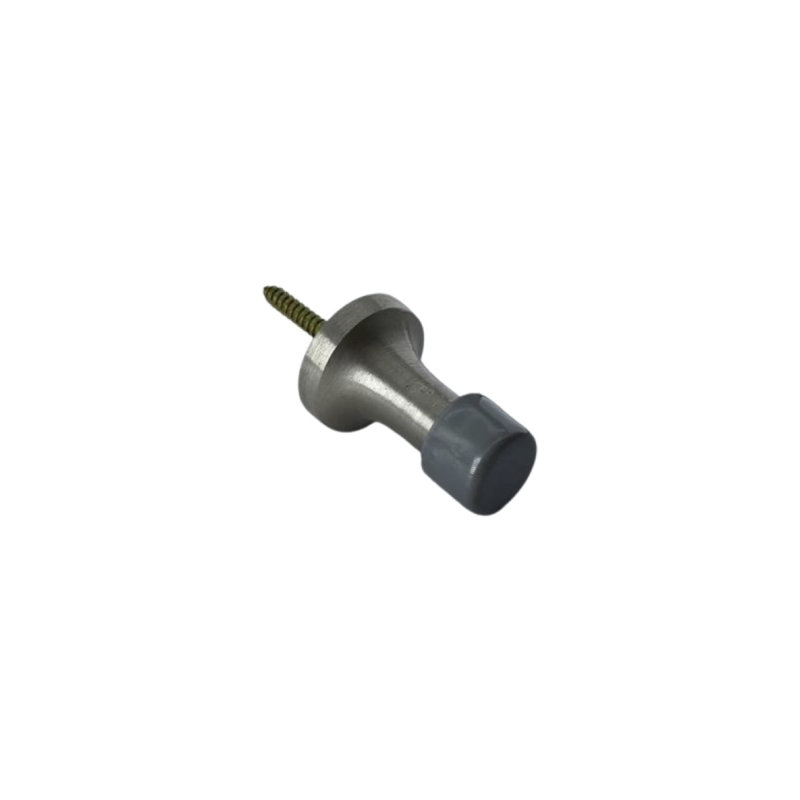 Tour de porte de plinthe Deltana BDS125U15 1-3 / 8 po, laiton massif nickel brossé, Nickel brossé
