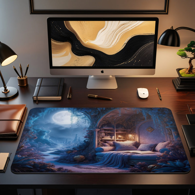 Polyester Desk Pad, 31.5x15.5