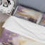 Mauve et doré Mountain Landscape III - Ensemble de housse de couette paysages - Microfibre de polyester-110397796