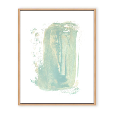 'Sea Green Wave' Framed Print Wall Art