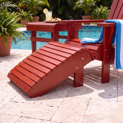 Adirondack Ottoman-Footrest Accessory – 15 Color Options | Outdoor-Ready,  Ships Fully Assembled