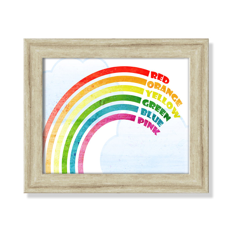 Art sur toile, couleurs, H 10 po x l 8 po x P 0,6 po, Encadrement beige