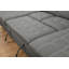 Canapé-lit en forme de U, surdimensionné de 121 pouces - lit escamotable 2 en 1, canapé-lit modulaire avec méridienne de rangement double pour meubles de salon