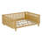 Transition Sleep Kids Bed, Convertible Daybed with Removable Rail for Kids, Queen Size, Natural-1159953223-1164367724
