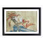 Rooster & Flowers - Picture Frame Graphic Art Print-55610530-55610535