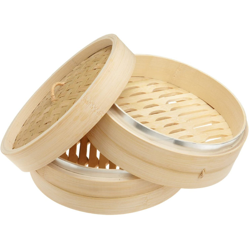 Bay Isle Home™ Bamboo Steamer Basket with 10'' Diameter