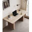 Bureau de table en pierre frittée légère de luxe moderne-53464415