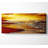 Red Ocean Storm Panoramic Canvas-1492875504
