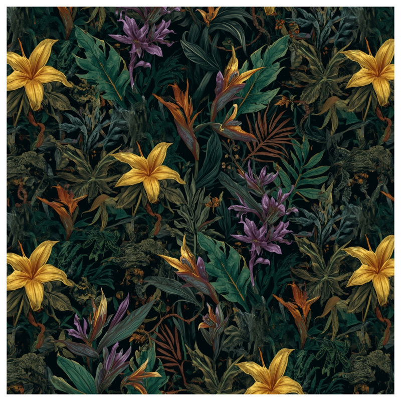 Tapis de bain Tropical, L 24 po x L 17 po