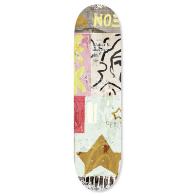 «Notoriart Modern Abstracts Acrylique», planche à roulettes, 1 pièce 8 po x 32 po
