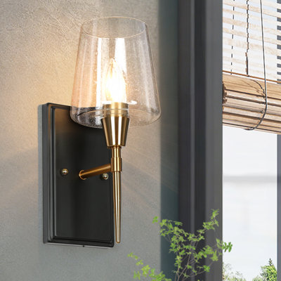  Mckevitt 1-Light Dimmable Flush Mount Wall Sconce