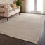 Tapis uni en lin touffeté à la main Zendejas-27814251