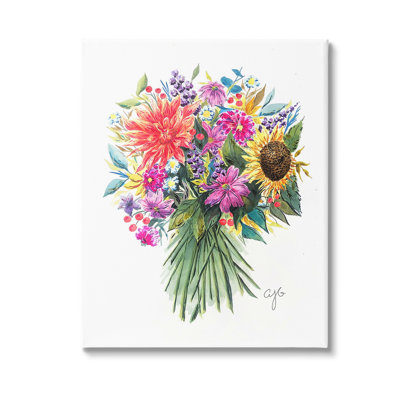 " Vivid Flower Bunches " by Alexandria Gilbert Kincaid on