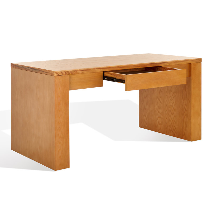 Deborah Solid Wood Writing Desk, Brown