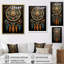«Gold Dream Catcher Folklore Whispers II», reproduction d'art sur toile-2043270435-2043270434