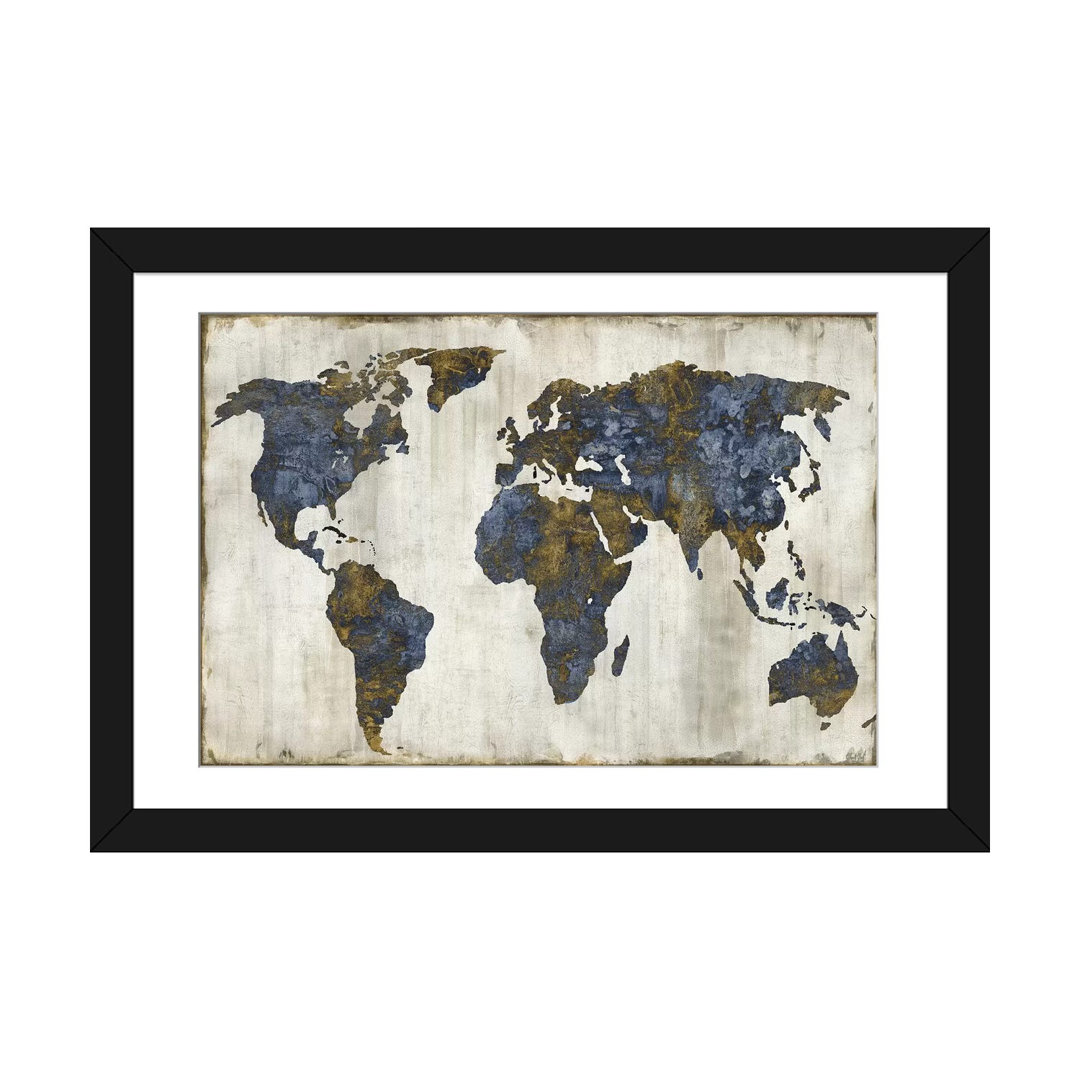 " The World I " by Russell Brennan East Urban Home Mat
