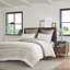 Ensemble d'édredon en coton 3 pièces avec capitonnage en chenille, double / grand, style maison de campagne, hypoallergénique, certifié OEKO-TEX-119313482-119313483