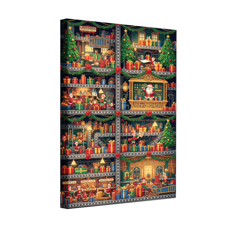 Atelier de Noël de Noël, H 24 po x l 16 po