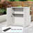 Outdoor 34.3"W x 36.2"H Plastic Vertical Storage Shed With One Shelf-55204847