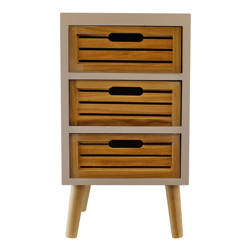 Ransdell 33cm W 3 - Drawer Chest of Drawers