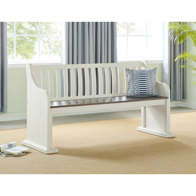 Banc avec dossier