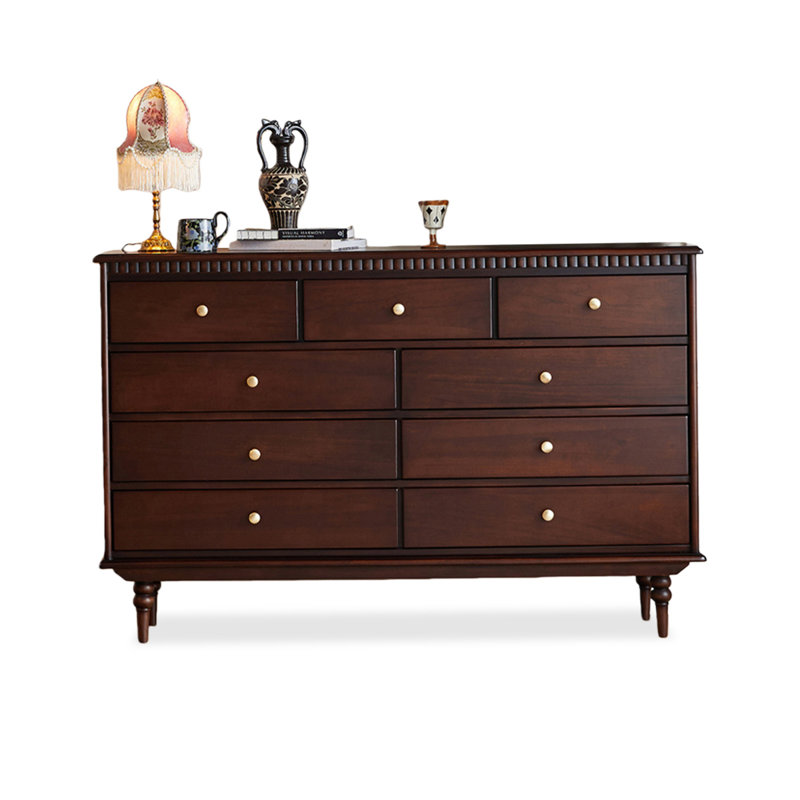 Armoire d'appoint en noyer massif