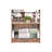  Wall Mounted Desk Folding Wall Table Floating Desk Space Saving Wall Desk with Storage Shelf-1842655263