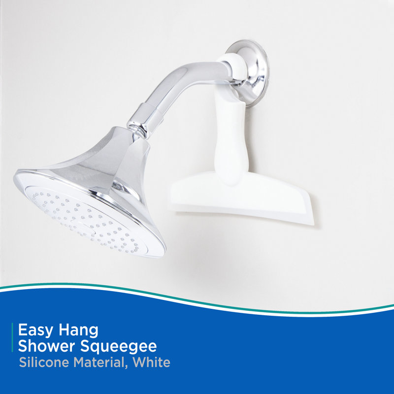 Kenney Easy Hang Shower Squeegee, White