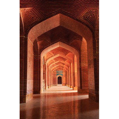 Architectural Details of Shahjahan Masjid 1 Piece Wrapped Canvas Wall Art