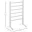 Chauffe-serviettes électrique autoportante en aluminium 6 barres