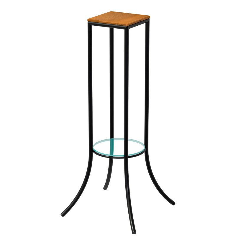 Table de bout Holmestrand, Cerisier naturel, Noir