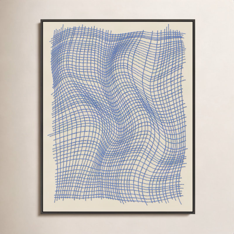 Netting 3 Print by Jacques Pilon, Black Single Structure Framed Canvas, 25" H x 20" W x 1.25" D