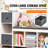 Kids Reading Nook Bench 6-Cubby Storage Bookshelf with Seat Cushion White