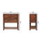 Table de chevet 2 tiroirs Regency