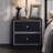 2 Storage Drawers Nightstand