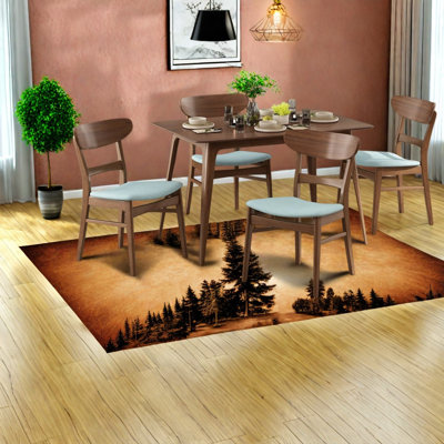 Modern Dining Table Sets(Must include both Table and Chair), Wood Kitchen