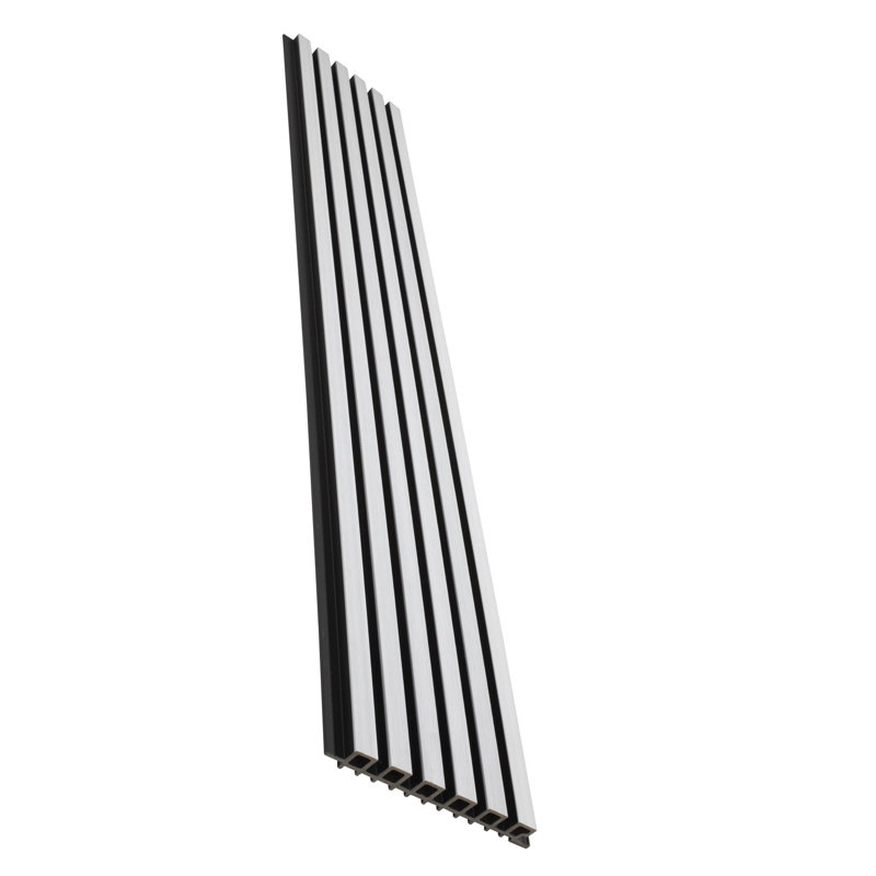 Panneau de revêtement extérieur en bois et plastique à lattes en bois 103,125 po x 8,75 po x 1 po 103 po, Blanc