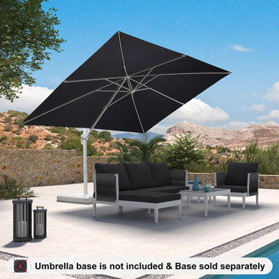 274cm X 335cm Rectangular Cantilever Parasol