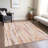 Machine Washable Indoor/Outdoor Christain ACN1318 Pink Rug-109532501