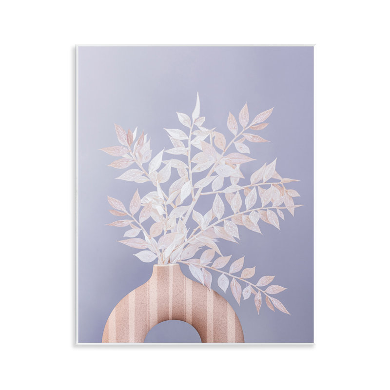 «Ruscus Plant Circular Vase Circular Wall Art» par Sissi et Seb
