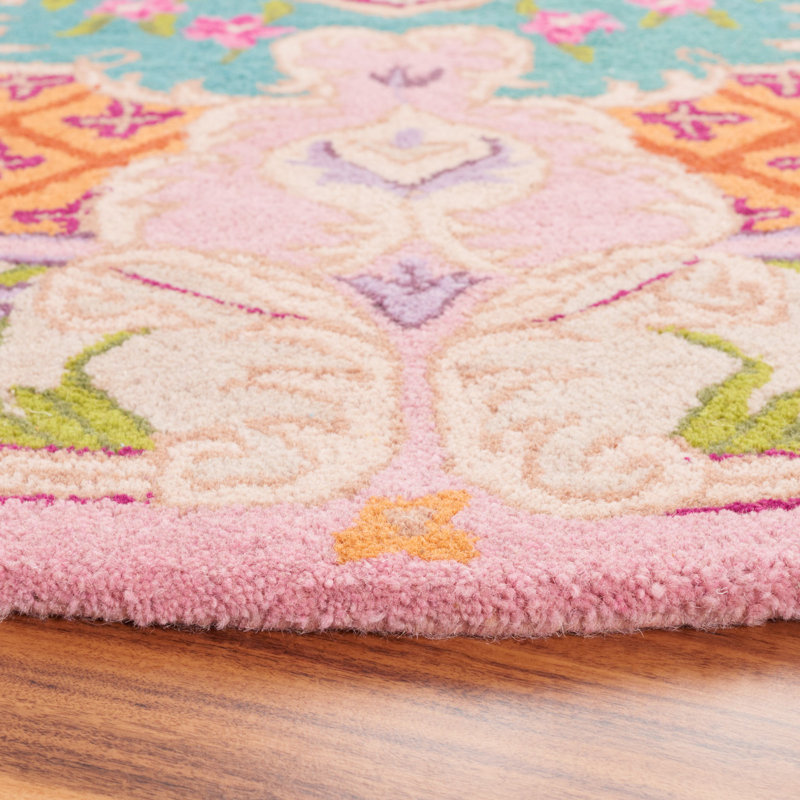 Tapis en laine touffeté à la main Blokzijl, Rond 5 pi