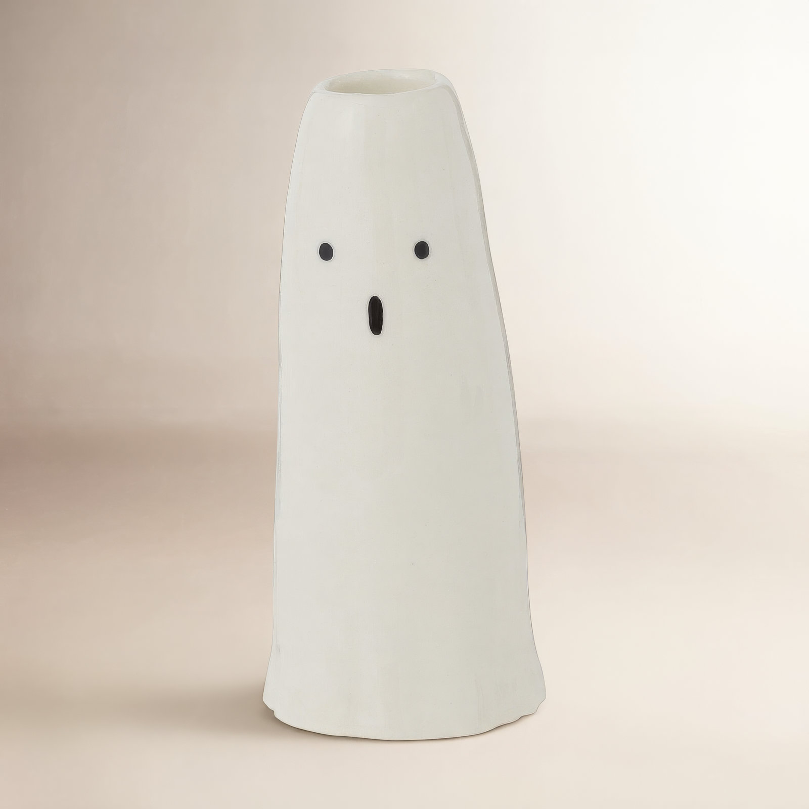 Holliday Ceramic Candlestick Holder, 5.75" H x 2.5" W x 2.5" D