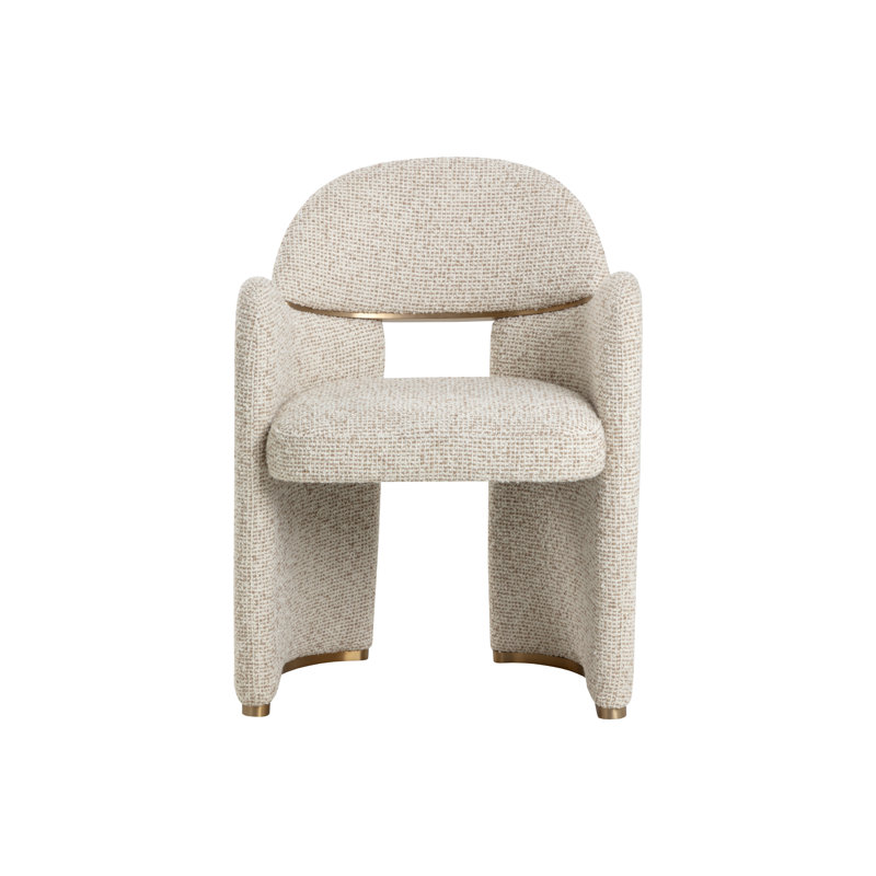 Snowden Upholstered Arm Chair, Noah Ecru