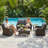 4 - Person Patio Conversation Sets With Cushions-1880140168