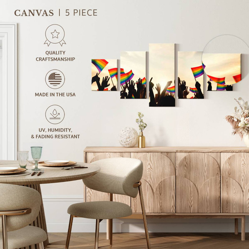 LGBT, 24" H x 55" W