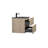  Combo 24 Inch Floating Vanity With A Integrated Top