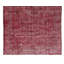 Tapis turc fabriqué à la main 5,2 x 8,7 pi surteint de couleur rouge, tapis Saloon