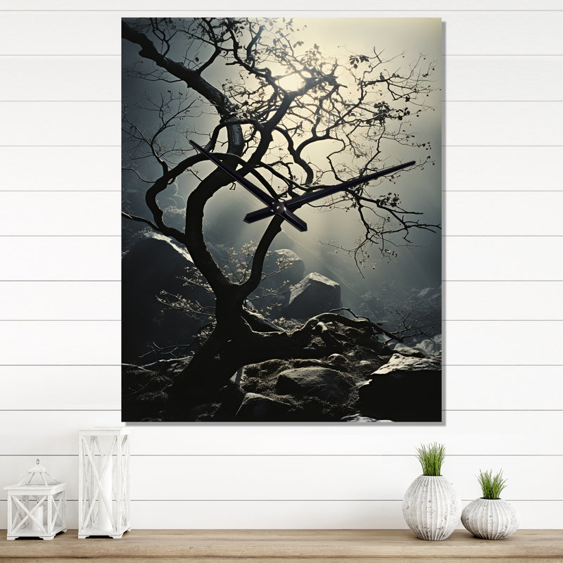 Mystic Tree Symphony - Horloge murale, Grand